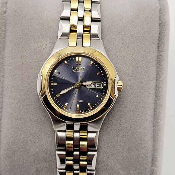 Citizen Women's Eco-Drive Corso Blue Dial Watch E00-S044359 - Picture 4 of 14